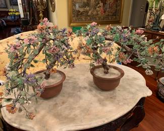 Peking Jade Glass Trees