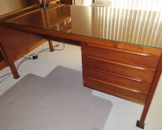 Teak desk.