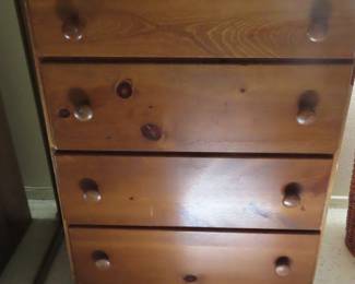 Four drawer chest.