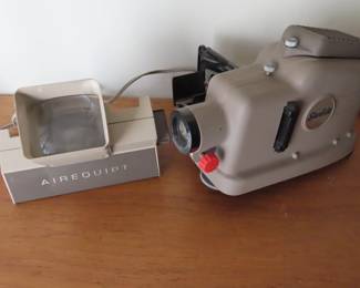 Slide projector.