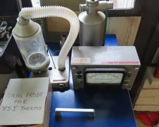 Antique anesthesioligist equipment.