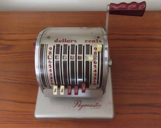 Antique adding machine.