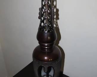 MCM metal table lamp.