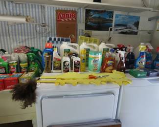 Cleaning supplies.