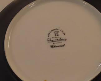 Raymond Loewy "Charcoal" dinner set , 79 pieces.