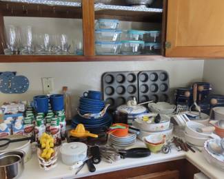 Kitchen contents.