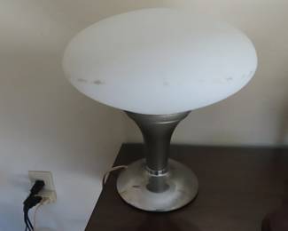 MCM mushroom table lamp.