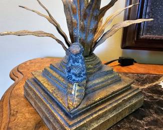 Detail of Lamps...Little Monkeys and Palm Leaves