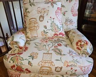 Motion Craft Recliner with Throw Pillow, headrest needs cleaning, very comfortable!