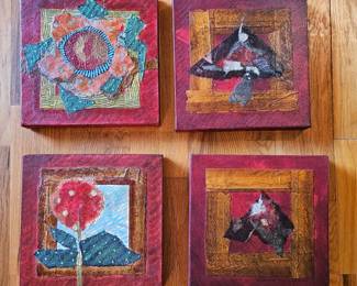 Artwork on Canvas by Barbara Burlingame                                     
10 x 10