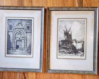 "Ancient Doorway" and "Ancient Landmarks"                     15 x 20
