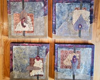 Artwork on Canvas by Barbara Burlingame                          12 x 12