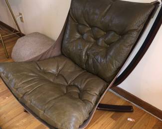 Vintage Danish Falcon armchair by Sigurd Ressell