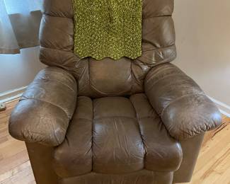 Brown Leather LaZBoy Rocker/Recliner