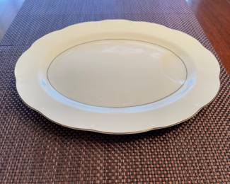 Haviland Leeds Large Oval Serving Platter