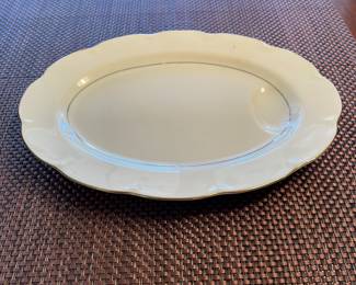 Haviland Leeds Small Oval Serving Platter