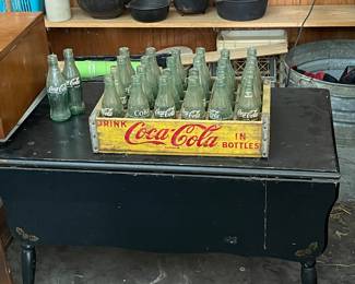 Large Number of Vintage Coke Bottles