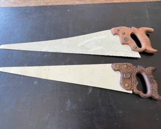 Vintage Disston Hand Saws
