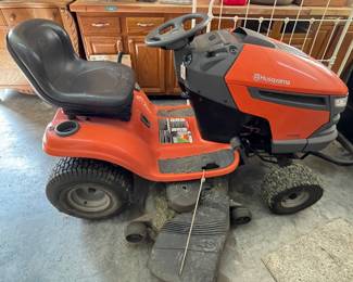 Husqvarna Riding Lawn Mower (Bid Item) Runs!