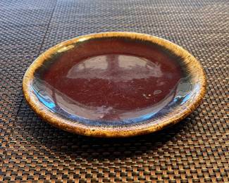 Vintage Hull Drip Pattern Bread/Dessert Plate X 2