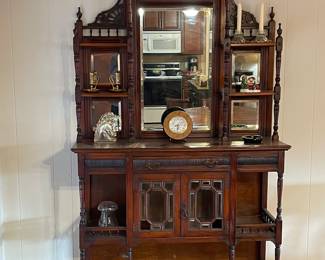 Antique Victorian Etagère/Sideboard