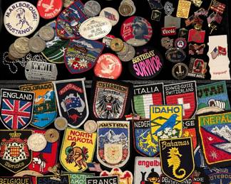 Collectible, buttons and patches