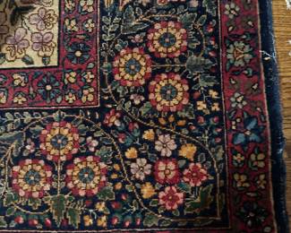 Persian style wool area rug