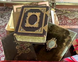 Vintage photo albums