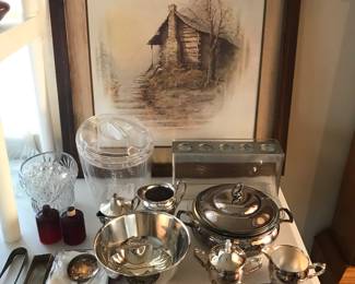 Hampton Print, Silverplate