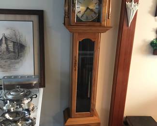 Maple Grand Father Clock