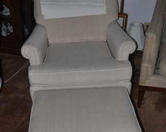 Chair and ottoman  John James Collection 