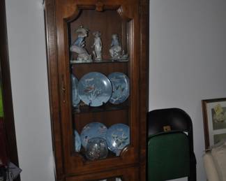 Tall curio cabinet 