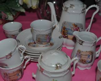 Child's set, some damaged 