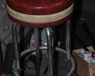 Vintage swivel bar stool 