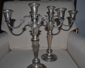 Weighted sterling , several other sterling pieces 