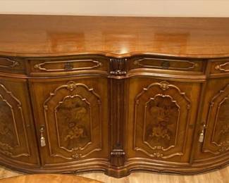 https://www.ebay.com/usr/agesagoestatesales CV1001 ITALIAN ORNATE INLAY WOOD BUFFET SIDEBOARD Custom Designed