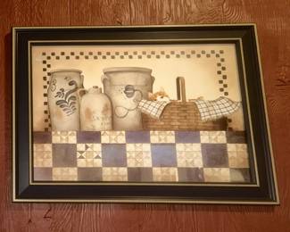 Country Crock framed print