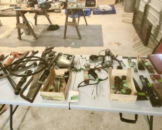 Misc. tools and garage items