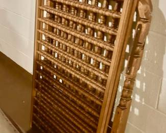 Wooden crib w/ mattress