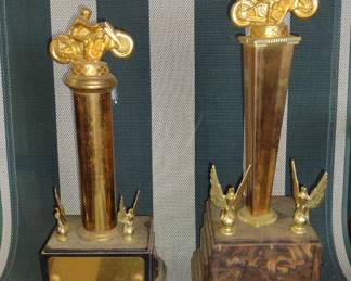 Vintage Motorcycle Trophies