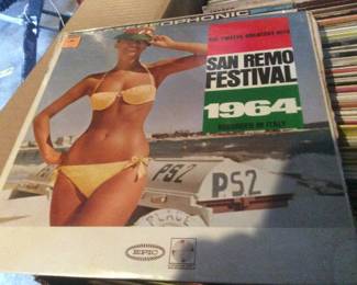 Vintage Vinyl Records LPs - San Remo Festival 1964