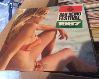 Vintage Vinyl Records LPs - San Remo Festival 1967