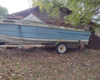 1980s CITATION Boat w/Trailer