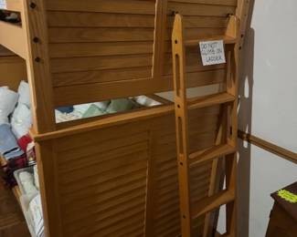 Well made Wooden Bunk Beds with Ladder