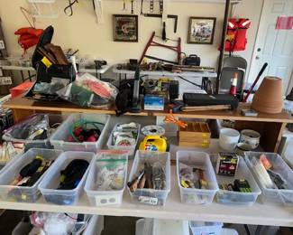 Tubs and Tubs of Tools and Men Toys