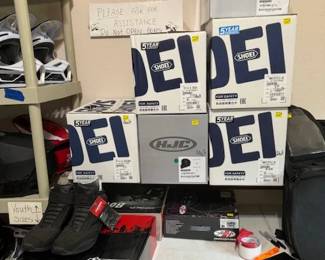 Brand NEW Motor cross, and Motorcycle Helmets, Boots, 100s of leather gloves size Youth-XXL