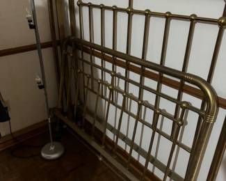 Antique SOLID size Full Heavy BRASS Bed for Sale