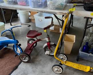 3 Vintage Metal Kids Toys