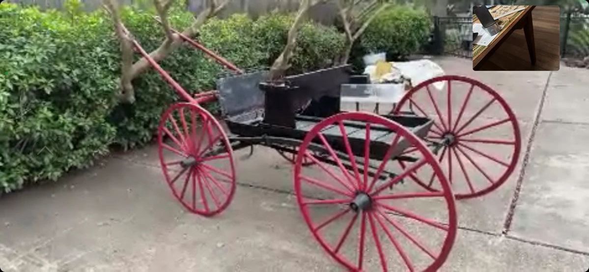 Antique 4 wheel Horse Buggy