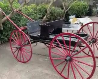 Antique 4 wheel Horse Buggy